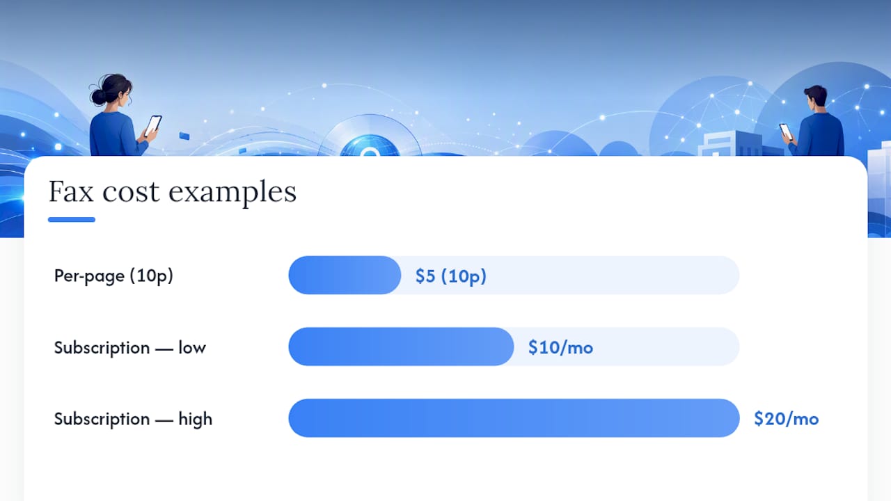 What Does It Cost to Fax From a Phone? — overview diagram