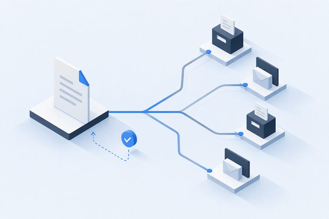 One Fax, Multiple Recipients: Email or Machine