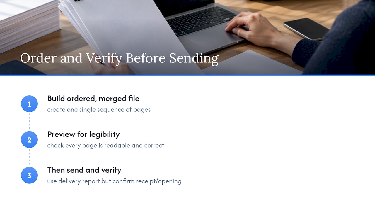 Our take: order and verification matter more than the tool — overview diagram