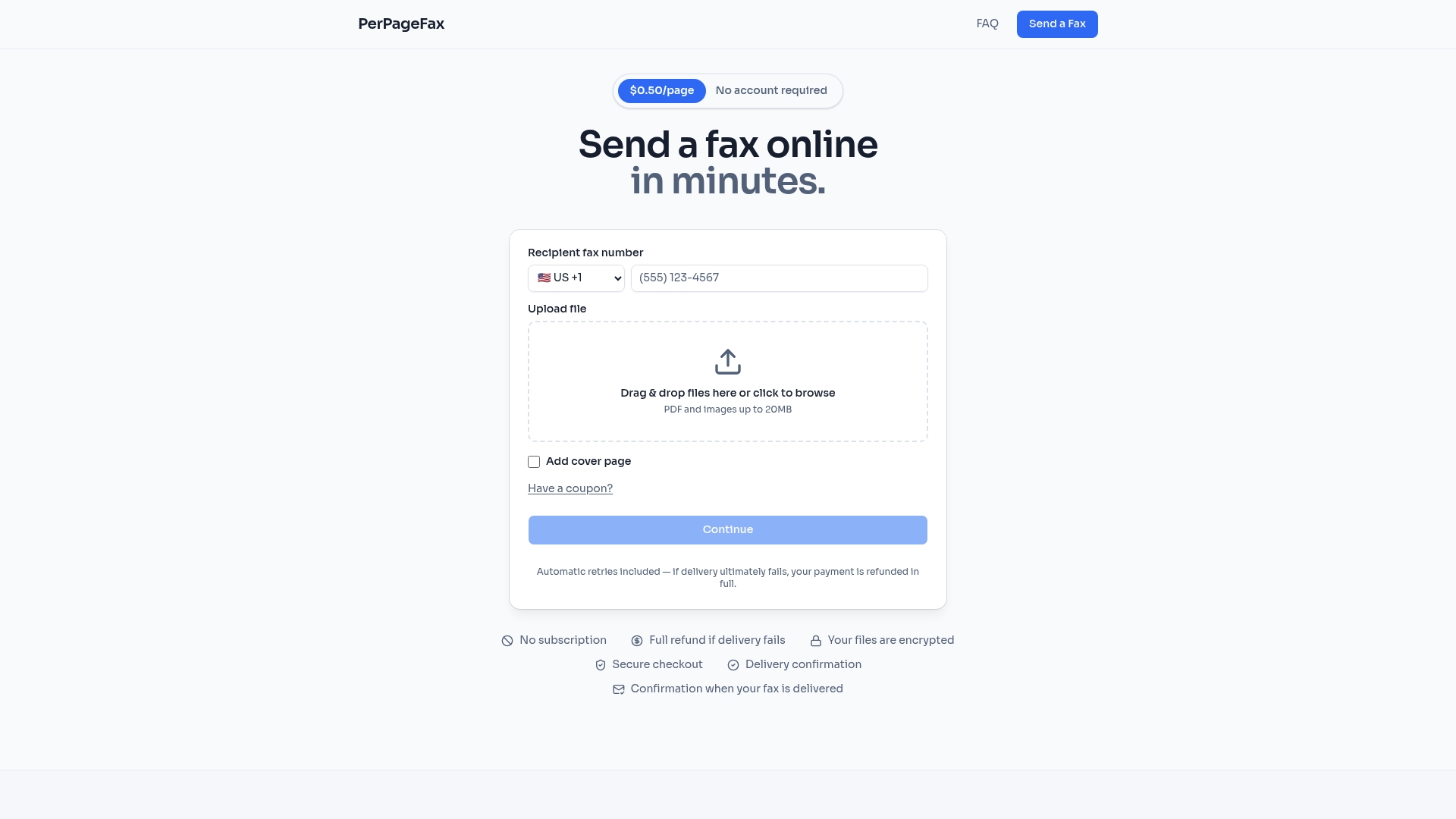 Perpagefax