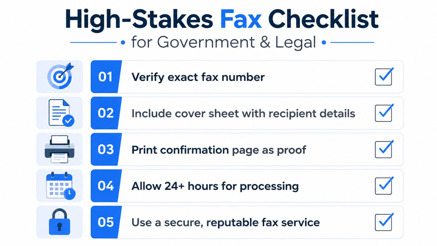 send fax from iphone fax checklist