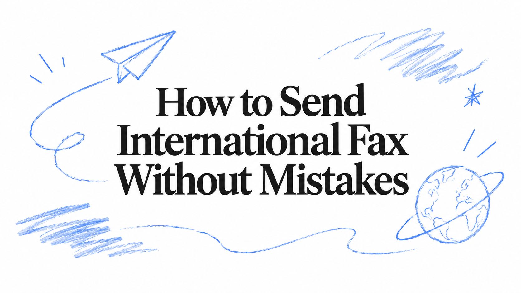 How to Send International Fax Without Mistakes