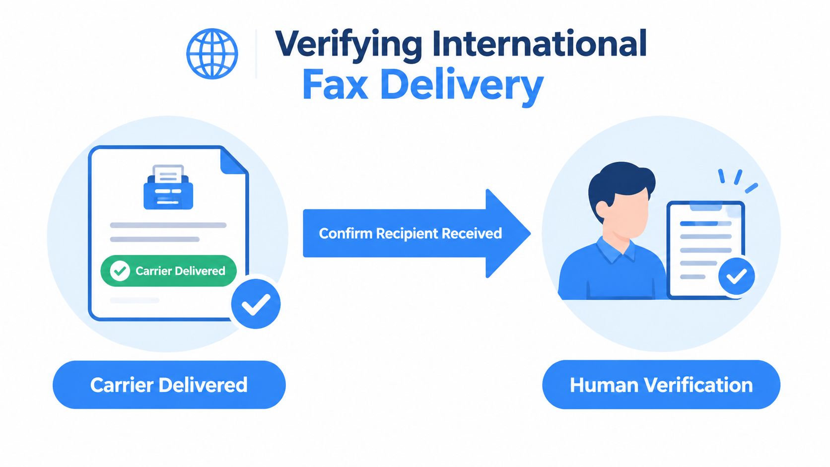 send international fax fax verification