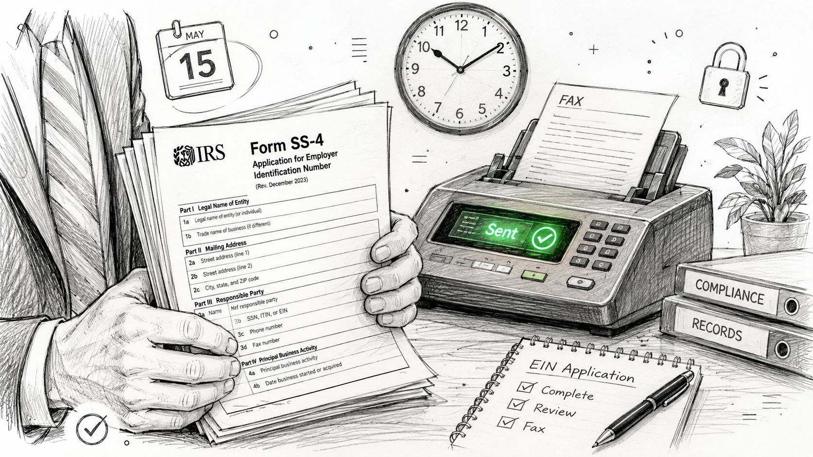 most reliable online fax service ein application